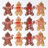 6/12 Pcs Gingerbread Man Ornements Décorations De Noël Arbre Suspendu Pendentifs De Noël Mignon Drôle Enfant Cadeau 2024 Navidad Décor L230620