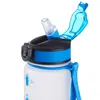 Water Bottles AJOYOUS 1000ML Bottle Straw Noozle Motivational With Time Marker Leakproof Sports Gym Camping Tour Kitchen