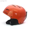 Capacetes de esqui Capacete de esqui de inverno Homens Mulheres Capacete de snowboard Adulto Esportes ao ar livre Snowmobile Esqui Equitação Capacete protetor de alta qualidade HKD230808