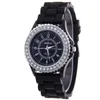 Armbanduhren Sdotter Genf Uhren für Frauen Luxus Mode Quarzuhr Damen Silikon Armband Drop