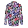 Women's Blouses Boho Mandala Blouse Long-Sleeve Floral Print Aesthetic Woman Casual Oversized Shirt Design Top Birthday Gift