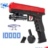 Zabawki z pistoletu Blue Splatter Ball Pistolety żelowe Blastery x2 pistolet tk sklep upuszczający dostawa