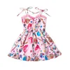 Girl's Dresses Ma baby gaun Anak bayi perempuan gaun pesta ulang tanpa lengan Motif permen musim panas untuk anak perempuan