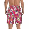 Men's Shorts Beach Short Swim Day Of The Dead Sugar Skull Surfing Sport Board Swimwear