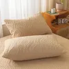 Pillow Case Bonenjoy 1 pc Waterproof Quilted Pillowcase Solid Color Cover 48x74cm Pillowsham 230807