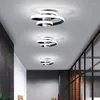 Plafondverlichting Creatieve Spiraal LED Licht Zwart Wit Glans Decor Voor Woonkamer Keuken Lampen Slaapkamer Eettafel Verlichting Gang