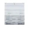 Curtain Roman Shade Transparent Voile Drape Window Drapery Valance Panel For Kitchen Balcony U Shape Gray Green