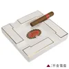 Cigar Ashtray Ceramic Large Diameter Cigar Slot Cigar Smoking Accessories HKD230808