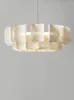 シャンデリア豪華なシャンデリア照明は、モダンなアクリルリビングルームダイニングlslandハンギングランプホームデコ備品を導く