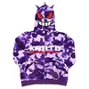 Herrtröjor tröjor y2k hoodie hip hop camouflage tryck överdimensionerad dragkedja hooded tröja 2023 harajuku street punk rock jacka toppar streetwear 230807