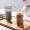 Kupalar kalınlaşmış çift katmanlı cam kupa fincan içecekler için kahve bardağı kahve bardağı kişiselleştirilmiş hediye alışılmadık çay seti ve bira