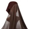 Scarves Selling Lady Chiffon One Piece Scarf Muslim Head Wrap Women's Suit