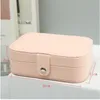 Jewelry Boxes DoubleLayer Storage Box Portable Travel Holder Organizer Display Ring Necklace Stand For 230808