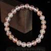 Strand Pure Natural Flowered Agate Bracelet Species Haute Conception Artistique Single Circle