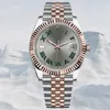 럭셔리 시계 남성 시계 여성 디자이너 시계 자동 이동 41mm 904L 스테인레스 스틸 글라이딩 버클 사파이어 방수 방수 뉴 커플 손목 시계
