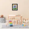 Frames Front Opening Kids Art Display 13.8X10.4Inch For Drawing Crafting(White 2PCS)
