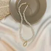 Pendientes de collar Conjunto 2023 Venta de joyas de moda Pearl Fiesta de dos piezas Accesorios personalizados Regalo de cumpleaños