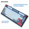 SKYLOONG GK75 clavier mécanique commutateur optique échangeable à chaud PBT Keycap filaire un clavier rétroéclairé pour WIN MAC programmable HKD230808