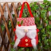 Christmas Gnomes Gift Bag Portable Treat Tote Xmas Tree Fireplace Home Office Decoration Kids Favor Toys