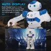 Electric/RC Animals RC Robot Toys - Gesture Sensing Remote Control Intelligent Programmable Robot Toys for 3-8 Years Old Kids Birthday Gift 230808