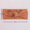 Hair Accessories Baby Headband Tie Knot Bands Stripe Turban Children Girl Elastic Hairbands Toddler Ear Headwraps Born