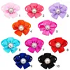 Chien Vêtements 50 pcs En Gros Petit Noeud Papillon Collier Avec Perle Strass Toilettage Collier Réglable Pour Les Fournitures