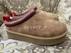 Tazz Slippers Australia 여자 부츠 디자이너 태즈 만 스노우 겨울 양치기 플랫폼 모피 슬라이드 클래식 울트라 미니 스웨이드 울 발목 부츠 패션 신발