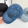 Tasarımcı Fashion Street Beyzbol Kapakları Erkekler İçin Şapkalar All Seasons Denim Lüks Üç Renk Sunhats Ball Hat Ayarlanabilir Spor Casquette