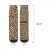 Men's Socks Tan Leopard For Men Gym 3D Print Boy Girls Mid-calf Sock