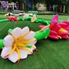 wholesale La catena di fiori gonfiabili decorativi espressi gratuiti gioca la decorazione di piante gonfiabili sportive per oggetti di scena per eventi all'aperto
