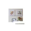 Frames And Mouldings Modern Square Solid Wood Po Frame Painting Wall Decoration Home Decor Drop Delivery Garden Arts Crafts Dhrsl