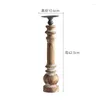 Candle Holders Wooden Modern Candlestick Living Room Apartamento Outdoor Stand Centerpiece Candelabro Party Decorations