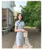 Etnische Kleding 2023 Zomer Chinese Vintage Qipao Meisjes Feestjurken Met Korte Mouwen