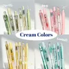 Gelstifte 6Stifte Kawaii zum Schreiben Farbe Highlighter Set Schule Studenten Lot Ins Koreanische Japanische Schreibwaren Versorgung 230807