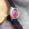 Armbanduhren Tandorio 36mm Militäruhren Rot/Grün Sunburst Zifferblatt Leuchtendes Japan NH35 Uhrwerk Auto Herrenuhr Double Dome AR Saphir