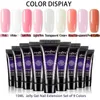 21st/20st Gel Extension Nail Kit 5 Färger Fake Nail Gel med LED UV Mini Mouse Lamp Machine Nail Polish Dryer för Women Girls, alla i ett Manicure -kit för Starter