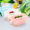 Folding Storage Box Hot Selling New Fashion Organizer Silicone Fresh-Keeping Box Foldbar Vegetabilo Storage Box 1500 ml LX4747