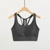 Yoga-outfit mesh racerback gewatteerde sportbeha's voor dames Gymkleding High Support Wirefree Workout Running Bra