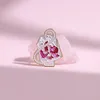 Liebe Teebeutel Emaille Pins individuelle rosa Kräuter Broschen Revers Abzeichen Pflanze Tee Schmuck Geschenk für Freunde