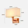 Applique murale américaine Simple métal bronzé E27 lampes moderne intérieur salle de bain miroir LED lumières décor à la maison applique luminaires