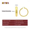 Hoop Earrings YTJX 55mm Charm Gold Silver Color Chunky Round Big Trendy Minimalist Fashion Italian Style Metal Jewelry For Women