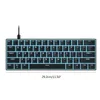 61 مفاتيح 60 ٪ ألعاب Mini Mechanical Keyboard Hotswap Type-C Gaming Ergonomics لوحة المفاتيح PBT Kears for Gamer HKD230808