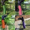 Andra evenemangsfestleveranser 2st Halloween Evil Witch Legs Decoration Upside Down Wicked Wizard Feet With Boot Stake Yard Garden Halloween Decor Props 230808