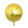 Мода 20 шт. Розовое золото серебро 4D Большой круглый сфера фольга шарики для детского душа свадебные декорации на день рождения