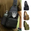 Mochila saco de peito militar mini tático garrafa de água acampamento ao ar livre caminhadas multifuncional oblíqua cross ciclismo esportes camuflagem 230807