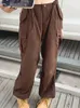 Pantaloni da donna s Estate Streetwear Moda Cargo Donna Strappy Vintage Casual Baggy Donna High Street Stile coreano 2023 230808