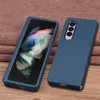 Премиум подлинный кожаный корпус для Samsung Galaxy Z Fold5 4 Retro Business Armor Back Cover