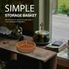 Zestawy naczyń obiadowych Rattan Storage Basket organizator domowy w stylu duszpaster