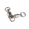 Fish Finder 20Pcs Sea Fishing Accessories Swivel Copper Steel Steel Ball Bearing Parent child Connector Boat Goods Pesca 230807