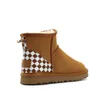 Australie Classique Enfants Mini Bottes Filles Ultra uggi Chaussures Plaid Snow Boot bébé Toddler uggitys Sneakers Lettre Sequin Enfants Garçons Hiver Chaud Chaussure Ch f1fZ #